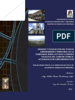 Tesis Analisis y Evaluacion Pdot Parroquia Octavio Cordero P PDF