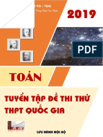 (toanmath.com) - Tuyển tập 20 đề thi thử THPTQG 2019 môn Toán có đáp án PDF