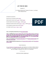 LEY 769 DE 2002  Código Nacional de Tránsito Terrestre y se dictan.pdf