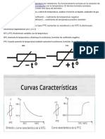 Termistor NTC y PTC