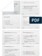 1 - Mathematical Statements PDF