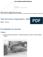 Desmontaje Remocion de Barra Compensadora de Topadora CAT D7R PDF