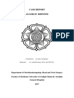 Case Report on Allergic Rhinitis