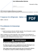 Desmontaje y Montaje de Compresor de Aire Acon Topadora CAT D7 PDF