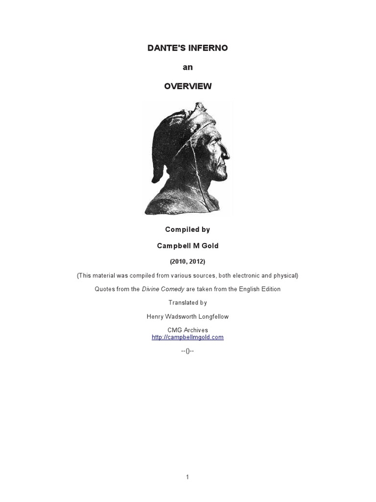 Dante'S Inferno An: Compiled by Campbell M Gold | Download Free PDF ...