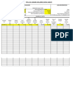 Sample Data: Calibration Data Job Information