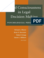 Social Consciousness in Legal Decision Making Psychological Perspectives PDF
