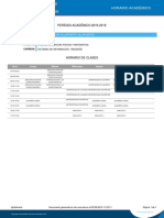 Horario Académico PDF