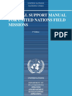 Medical Support Manual For UN Field Missions PDF