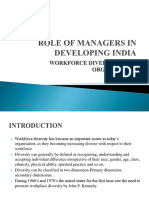 Role of Managers in Developing India