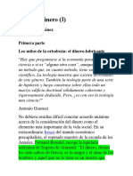 Sobre El Dinero I - II-III - Alfredo Apilánaz