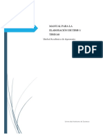 Manual para La Elaboración de Tesis y Tesinas PDF