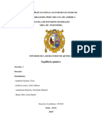 Informe de Laboratorio de Quimica