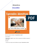 Expressões Idiomáticas