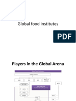 Global Food Institutes