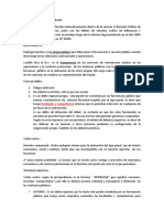 Consideraciones generales sobre el delito de interés personal en contratación pública