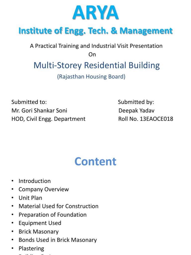 Multi-Storey Building Construction Guide | PDF | Foundation ...