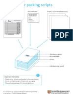 Guidance For Packing Scripts: 0000000000 Date Syllabus Component