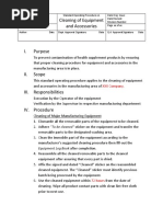 ASEAN TMHS GMP Training Chapter 4 Annex 8 SOP On Cleaning of Equipment and Acce PDF