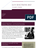 The Truman Doctrine 1947: by Harry S. Truman