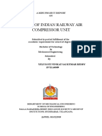 Study of Indian Railway Air Compressor Unit: A Mini Project Report ON