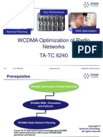 WCDMA Optimization of Radio Networks TA-TC 6240: Key Performance