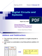 Digital Circuits and Systems: Spring 2015 Week 9