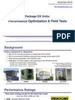 Package DX Units:: Performance Optimization & Field Tests
