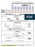 Process Capability Analysis: Part Number Discription Operation Machine Department