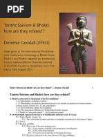 Tantric Saivism and Bhakti How Are They PDF