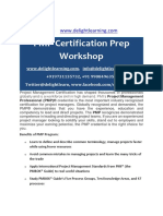 PMP Certification Prep Workshop