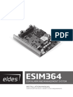 Manual de Utilizare Centrala Alarma Antiefractie Eldes ESIM 364 GSM-GPRS Wireless PDF