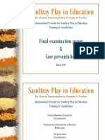 Sandtray Play in Education: Final Examination Paper & Case Presentation