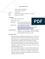 Analisis Model Pembelajaran Discovery Learning