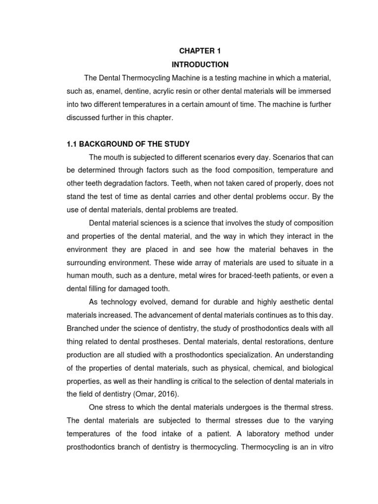 Design and Fabrication of a LowCost Dental Thermocycling Machine PDF