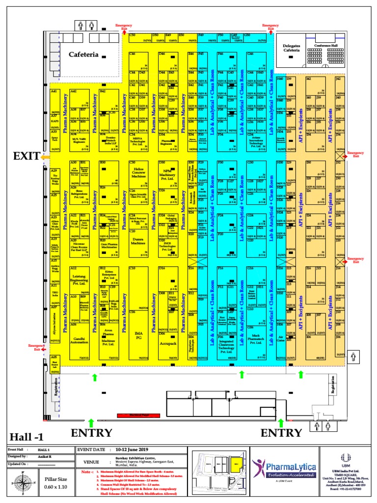 Event Hall Layout and Specs | PDF