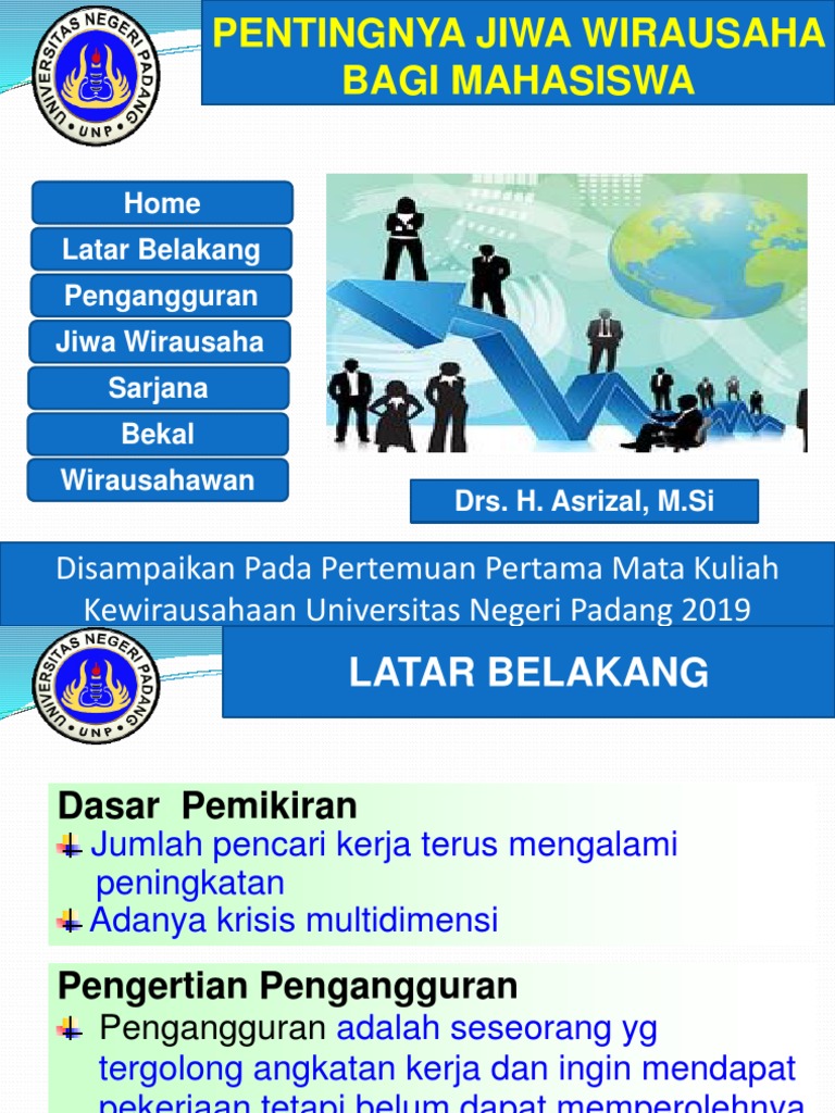 Pentingnya Jiwa Wirausaha Bagi Mahasiswa