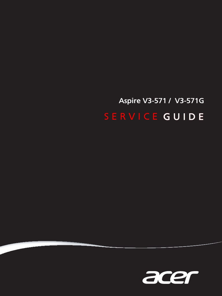 Acer Aspire v3-571 v3-571g ServiceManual | PDF | Keyboard Shortcut | Hdmi