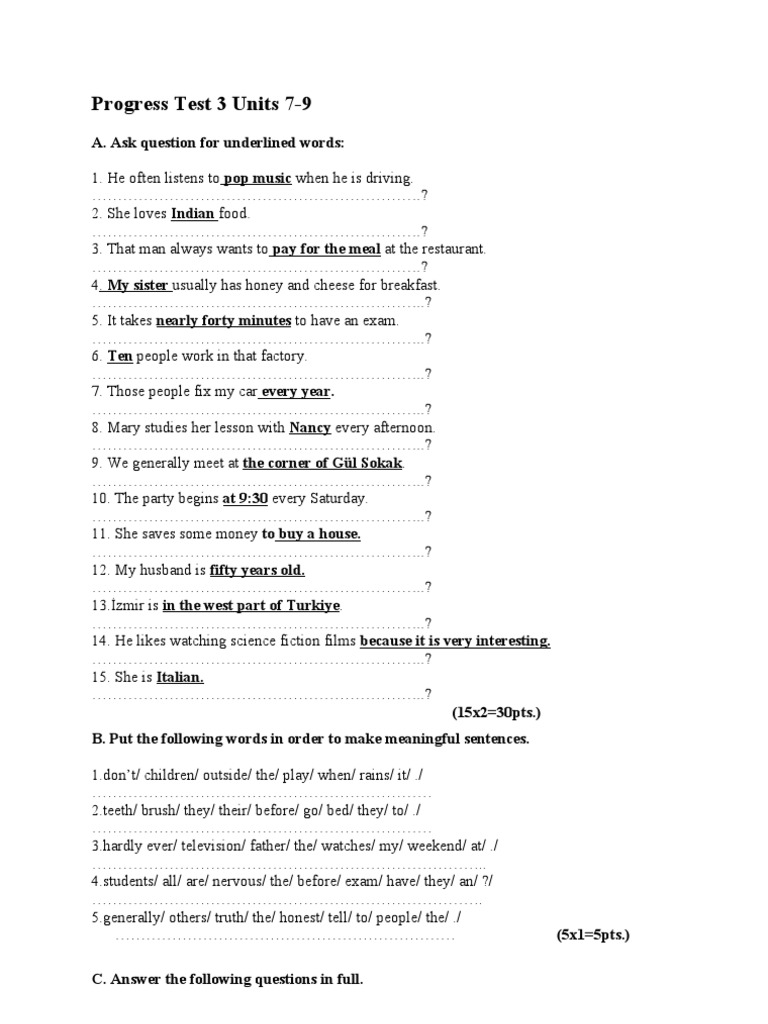 Exam 3 Review Answer Key CS440/ECE448: Artificial Intelligence