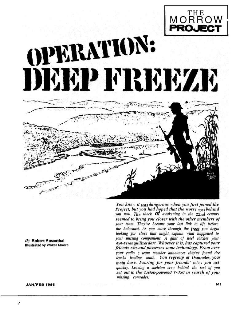 Adventure Operation Deep Freeze PDF Nature