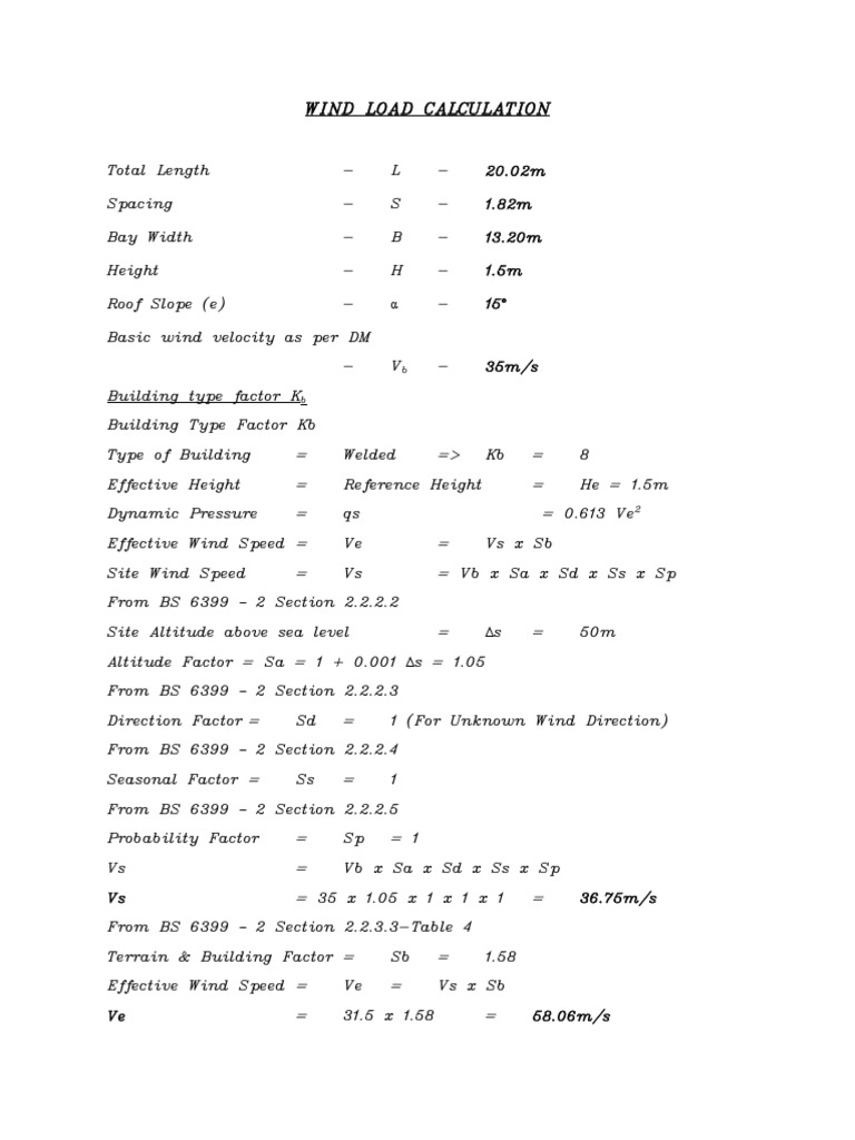 Wind Load Analysis Guide | PDF | Wound | Wind Speed