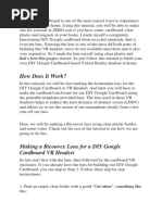 Google Cardboard VR Viewer Guide | PDF | Games & Activities