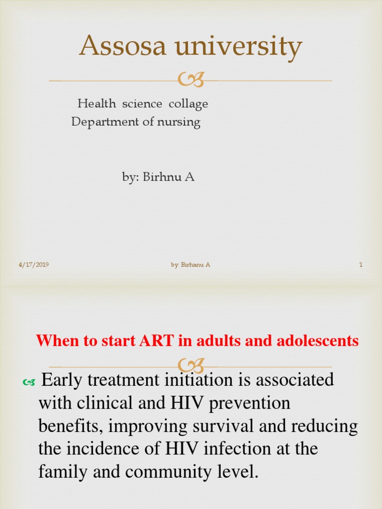 Assosa University: Health Science Collage Department of Nursing | PDF ...