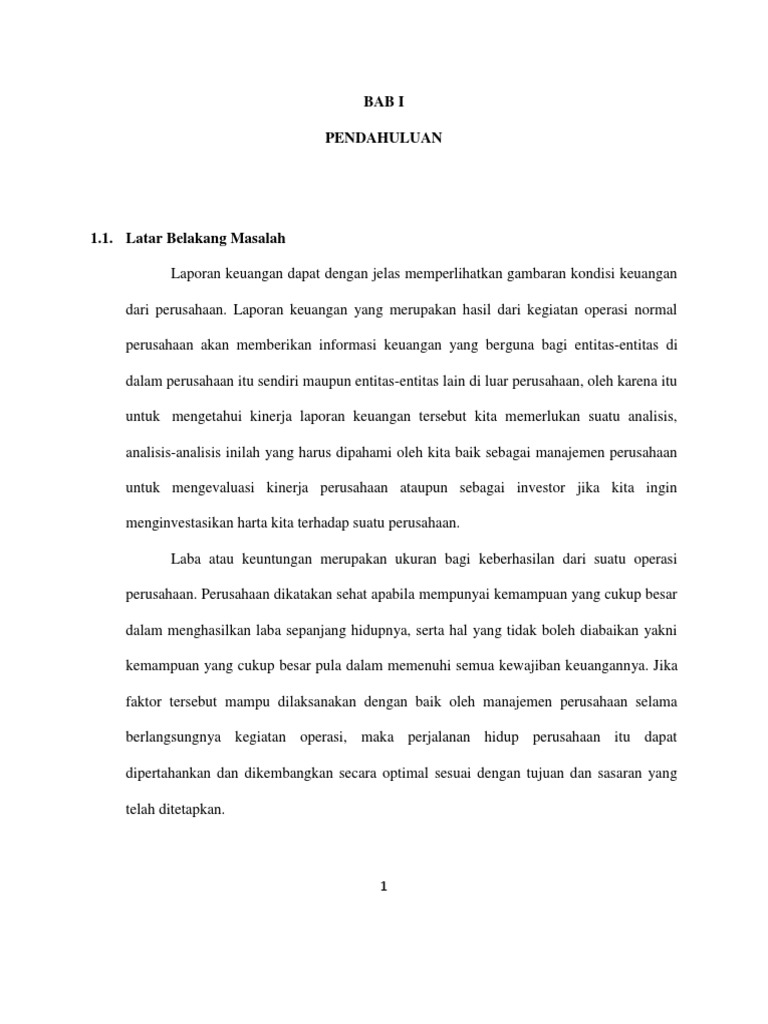 Analisis Laporan Keuangan Pt Mayora Indah Tbk Seputar Laporan