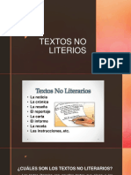 Textos No Literios