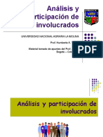 1. Analisis de Involucrados