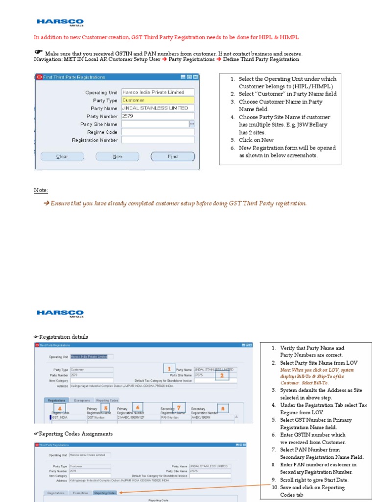 GST Third Party Registration Guide | PDF | Computing | Software