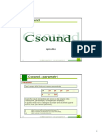 Csound 2 (Opcodes) PDF