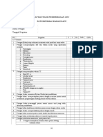 Lampiran 3. Daftar Tilik Kosong