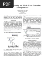 Visual Programming and Music Score Generation With Openmusic